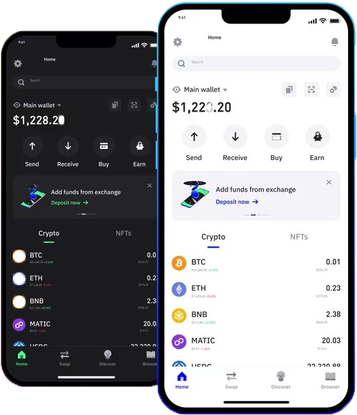 Bitpie安全多链数字钱包相关示意图